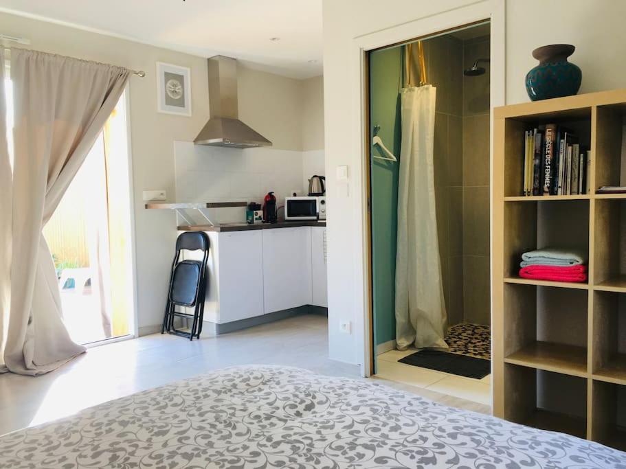 Beroy - Studio Entre Foret Et Ocean Linxe Exterior foto